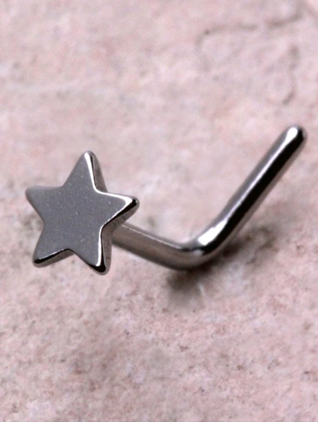 Silver Star Nose Ring